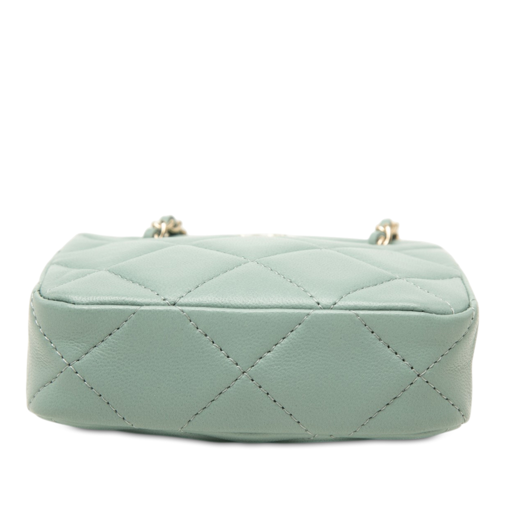 Pre-Loved Chanel Mini CC Quilted Lambskin Chain Crossbody - Picture 3 of 7